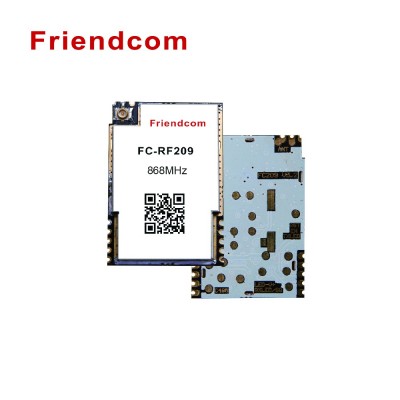 Long range RF transceiver module for wireless communication